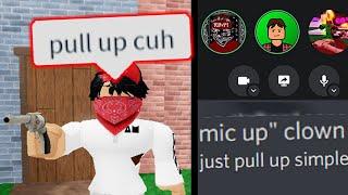 Toxic MM2 teamers mic up and tell me to PULL UP.. Murder Mystery 2 funny moments