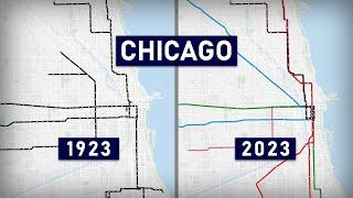 Evolution of the Chicago L 1892-2029 animation