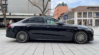 4K New 2022 Mercedes C Class 300 258 hp  AMG Line Night Package  Interior Exterior Infotainment