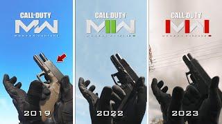 MW 2019 Vs MWII 2022 Vs MWIII - ULTIMATE Detail COMPARISON