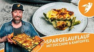 SPARGELAUFLAUF Einfaches und leckeres Rezept für ein schnelles Abendessen