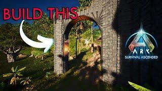 Castle Arch Build with ARKITECT STRUCTURES REMASTERED  ASA Ark Mod Building Tutorial