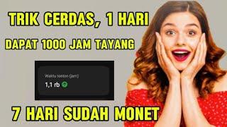 Settingan Cerdas Saat Kejar Jam Tayang Youtube Agar Tidak Drop Hilang Pasti Cepat Monetisasi