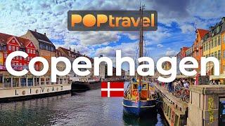 COPENHAGEN Denmark  - Walking Tour around the City Center 2023 - 4K