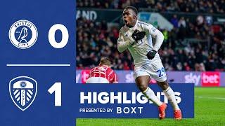 Highlights Bristol City 0-1 Leeds United  EFL Championship