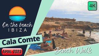 Cala Comte Beach Walk YouTube 4K