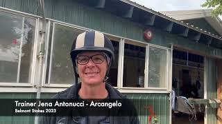 Belmont Stakes 2023 trainer Jena Antonucci - Arcangelo