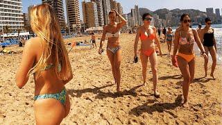 ️️BENIDORM SPAIN 2024  Easter Weekend Escape A Peaceful Beach Day in Benidorm on Good Friday