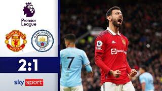 United dreht Manchester-Derby in 4 Minuten  Man Utd. - Man City  Highlights - EPL 2223