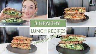 3 Healthy Easy Lunch Recipes - Sandwich Edition  Sanne Vloet