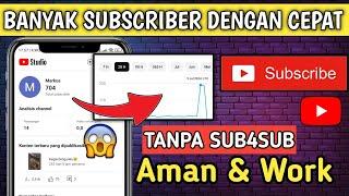 CARA MENAMBAH SUBSCRIBER YOUTUBE DENGAN CEPAT  Instan 1000 Subscriber