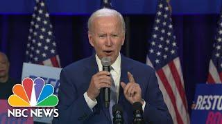 Biden Pledges To Codify Roe v. Wade As Democrats Push Toward Midterms
