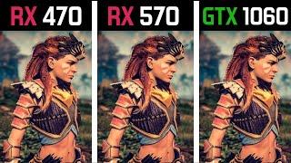 Horizon Zero Dawn - RX 470 vs RX 570 vs GTX 1060