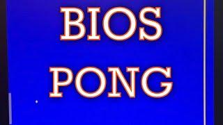 Pong on a PCXT with NO operating system.. Is it possible?