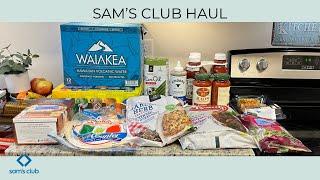 SAM’S CLUB HAUL  STOCKING UP  GROCERIES  HOUSEHOLD GOODS