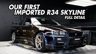 Imported Dream R34 GTR Laser Cleaning Dry Ice & Paint Correction