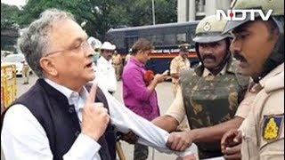 Watch Historian Ramachandra Guha Mid-Interview Detained By Cops