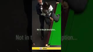 Referee Olivier Marteel has been praised for stopping a protestor at the Crucible  #shorts #snooker