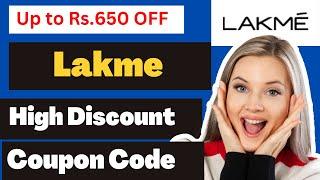 Lakme Coupon Code   Rs.650 OFF Promo Code  100% Working Coupons & Offers #lakme #lakmecoupons