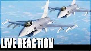 F-16 Fighting Falcon IS HERE + MORE  NEW UPDATE LIVE REACTION