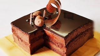 إعملى تورتة موس الشوكولاتة كالمحترفين Chocolate Mousse Cake