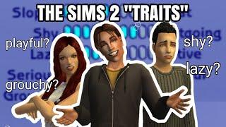 A deep dive into Sims 2 traits because its attention to detail is ️S Tier️