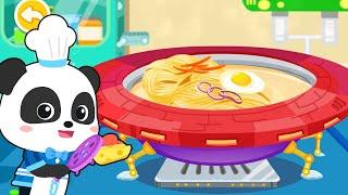 Yummy Food in Space Kitchen Pretend Play  Kids Cartoon  for Kids  Gameplay Video  BabyBus