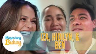 Iza receives a surprise message from Hidilyn and  Ben  Magandang Buhay