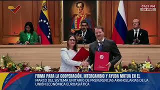 Maduro firma acuerdos con Rusia Comisión Intergubernamental de Alto Nivel 7 de noviembre de 2024