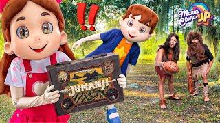 Bonecos Maria Clara e JP jogam Jumanji e embarcaram em uma grande aventura