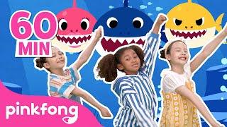 Baby Shark Dance with Kids and more  Compilation  Dance & Rhymes  Pinkfong Songs