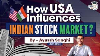 Impact of US & International Market on Indian Stock Market Explained and Analyzed  UPSC GS 3