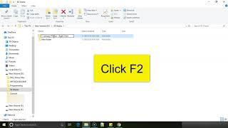 How to create rename folder in Windows - 3 different Ways