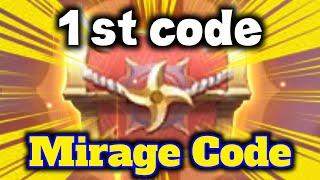 1st code Mirage Code ml adventure - MLA Mirage Chest Code