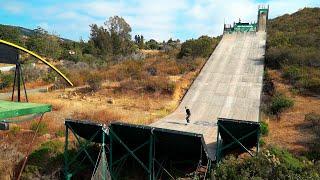 Skating Bob Burnquists Mega Ramp SWITCH BIGSPIN?