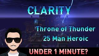 Throne of Thunder Guide Under 1 Minute?