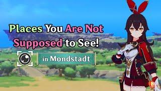 Mondstadt in 2D Mondstadt Locations You Are Not Supposed to See