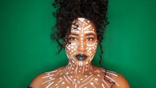 BLACK HISTORY MONTH EASY DIY TRIBAL MAKEUP TUTORIAL