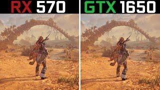 RX 570 vs GTX 1650 in 2024 - Test in 7 Games