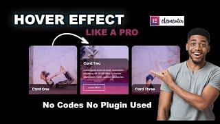 Card Hover Effect Like a Pro  No Codes  Elementor Pro Tutorial  Tips & Tricks
