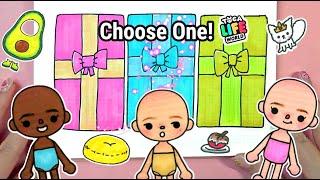 Paper diy ️ Choose one Toca Boca Game book #asmr #chooseone #diycrafts