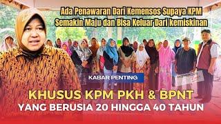 Informasi Penting Bagi KPM PKH dan BPNT yang Berusia 20 Hingga 40 Tahun