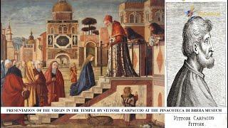 Presentation of the Virgin in the Temple by Vittore Carpaccio at the Pinacoteca di Brera Museum