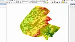 ArcGIS Hillshade  Gölgeli Kabartma Harita Yapımı