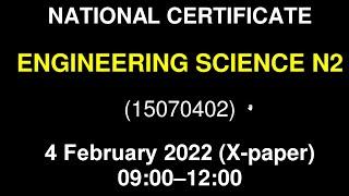 ENGINEERING SCIENCE N2 EXAM-4 FEBRUARY 2022 QUESTION AND MEMO REVIEW