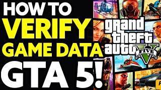How To Verify Game Data GTA 5 Rockstar Launcher EASY