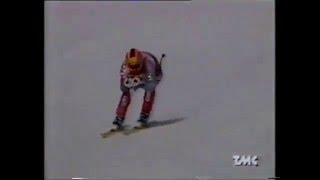 Kristian Ghedina breaks Lauberhorn record DH Wengen 1997