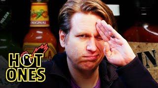Pete Holmes Does Improv While Eating Spicy Wings  Hot Ones