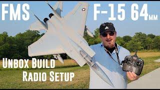 FMS - F-15 - 64mm EDF - Unbox Build & Radio Setup