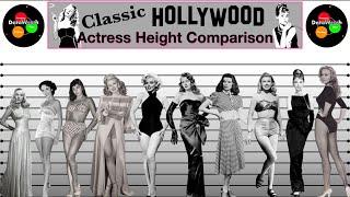 Height Comparison  Classic Hollywood Actresses